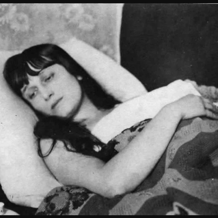 Anna Akhmatova, Russian poet, in a vintage photograph